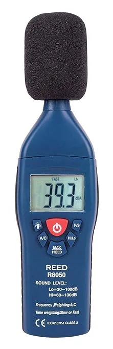 REED Instruments R8050 Dual Range Sound Level Meter