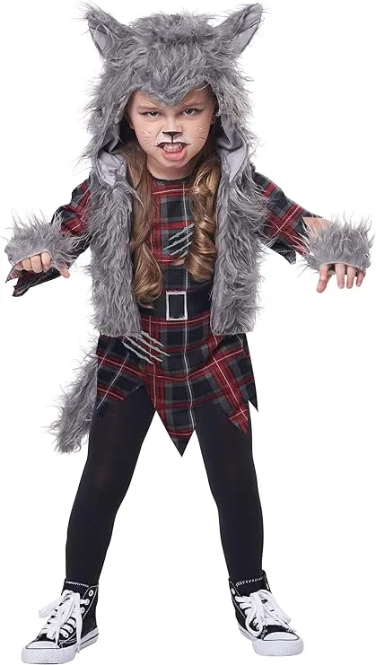 Girl's Wee-Wolf Costume