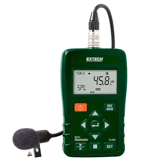 Extech SL400 Personal Noise Dosimeter with USB Interface