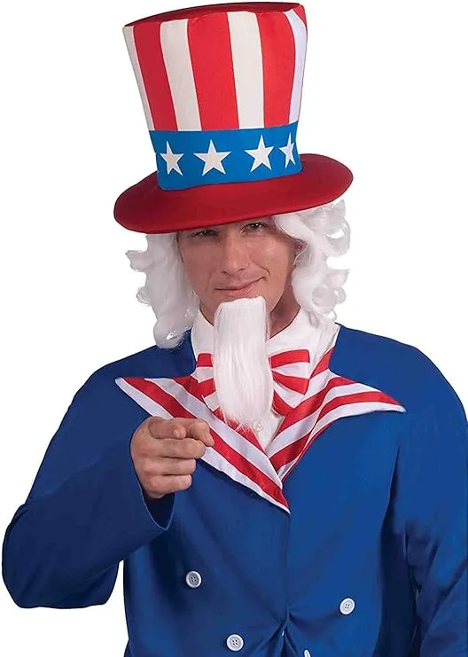 Forum Novelties Uncle Sam Wig and Beard Set