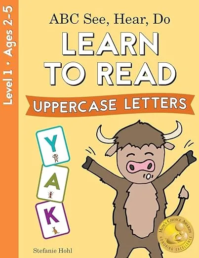 ABC See, Hear, Do Level 1: Learn to Read Uppercase Letters