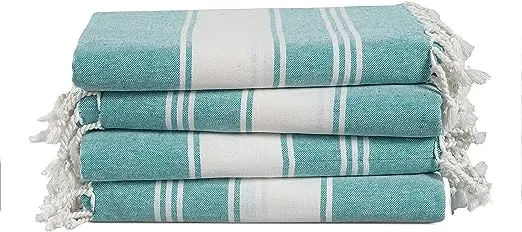 LANE LINEN Oversized Beach Towel - Beach Towels 4 Pack, Pre-Washed Pool Towel, Extra Large Beach Towel, Quick Dry & Sand Free, Lightweight Travel Towel, 39"x71" - Hunter Green