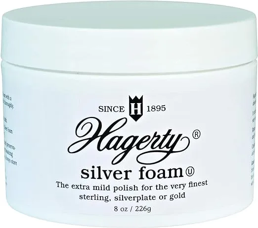 Hagerty 11070  8-Ounce Mild Silver Polish, White