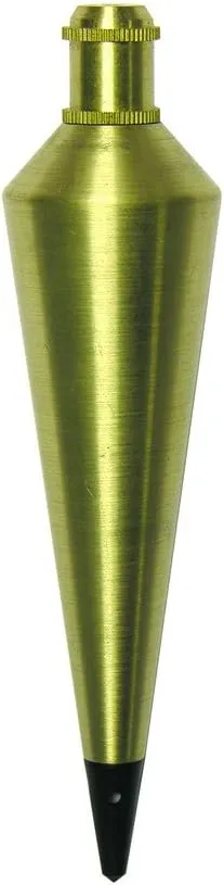 Swanson Tool Co PB016B Plumb Bob 16oz (Brass), ships with Replacement Tips and String