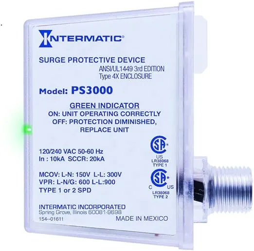 Intermatic PS3000 Pool and Spa Surge Protective Device