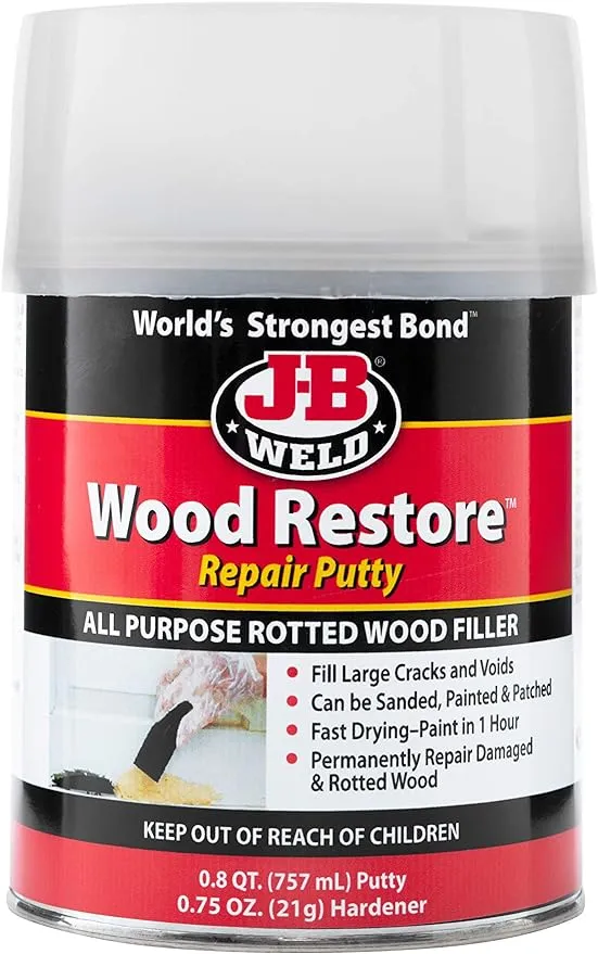 J-B Weld 40004 Wood Restore Repair Putty - 757mL