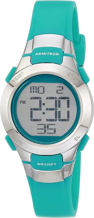 Armitron Sport Women's Digital Chronograph Resin Strap Watch, 45/7012