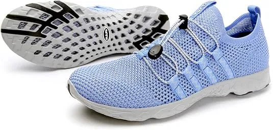 DLGJPA Men's Lightweight Quick Drying Aqua Water Shoes Athletic Sport Walking Shoes