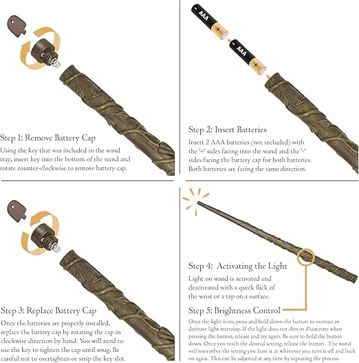 The Noble Collection Hermione Granger's Illuminating Wand