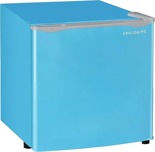 Frigidaire EFR115-BLUE 1.6 Cu Ft Compact Fridge for Office, Dorm Room, Mancave or RV, Blue