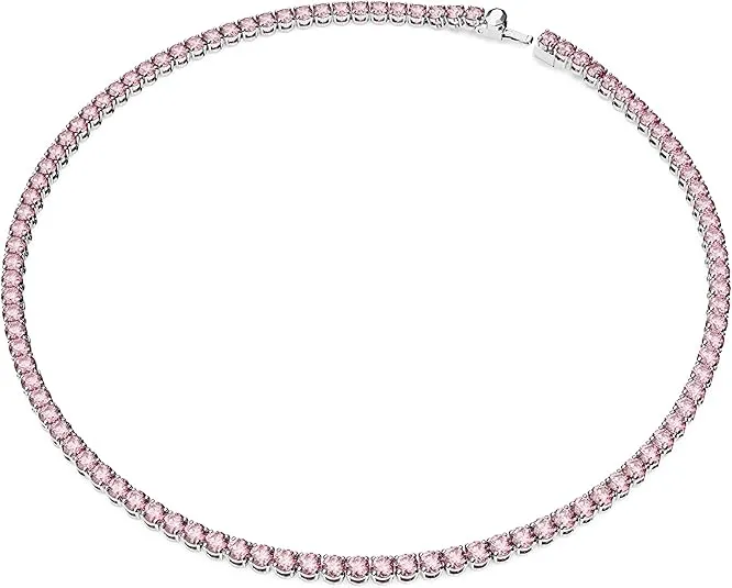 Swarovski Matrix Crystal Necklace Collection, Pink, Yellow, and Clear Crystals