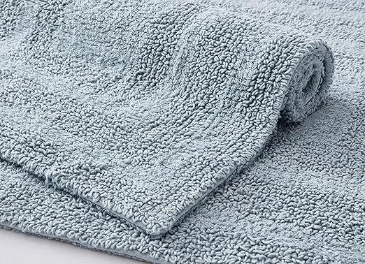 Eddie Bauer - Bathroom Rugs Set, Soft Tufted Cotton Bathroom Decor, Super Absorbent & Quick Dry (Logan Green, 2 Piece)