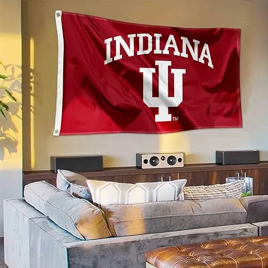 Indiana Hoosiers IU University Large College Flag