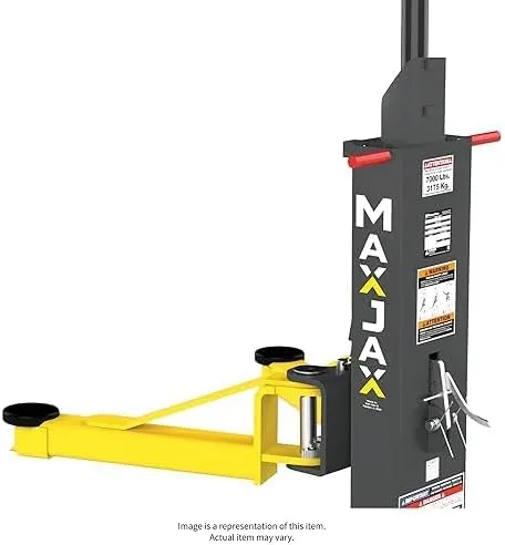 Maxjax M7K Auto Lift - 7000lb Capacity Two Post Portable Garage Car/Vehicle/Automobile Lift - Home/Garage/Shop/Mechanic Use