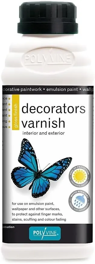 Polyvine Decorator's Varnish Gloss Finish Pint / 500ml