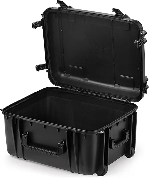 Seahorse 1220 Heavy Duty Hard Protective Equipment Crate - TSA Approved/Mil Spec / IP67 Waterproof/USA Made for Telescopes, Drones, Monitors, PC’s, Gimbal, Diving Equipment