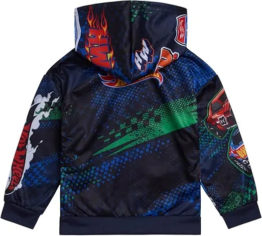 Hot Wheels Fleece Pullover Hoodie Toddler to Big Kid Sizes (2T - 18-20)