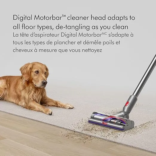 Dyson V15 Detect Cordless Vacuum Cleaner, Yellow/Nickel