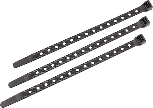 Southwire CT0890100 8-Inch Heavy Duty Cable Ties, Strong 90 lb Test, Universal Easy Zip, Black (Pack of 100)