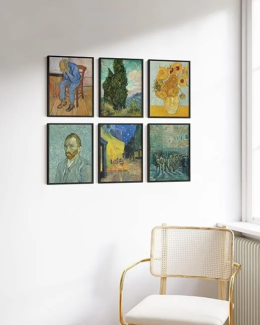 HAUS AND HUES Van Gogh Poster Van Gogh Prints Fine Art Paintings Vincent Van Gogh Paintings Art Posters and Prints of Famous Painting Famous Art Prints Fine Art Prints (Van Gogh, 11x14)