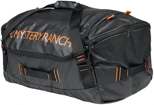 Mystery Ranch Mission Duffel 55 Black - Adaptable Duffel Bag For Travel