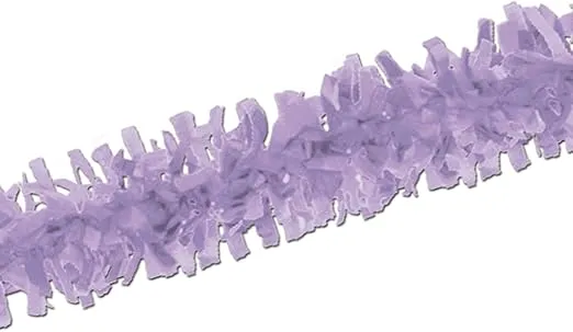 Beistle Packaged Lavender Tissue Festooning