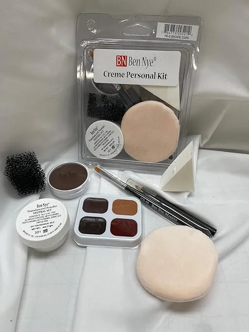 Ben Nye Creme Personal Kit PK-6 Brown: Dark