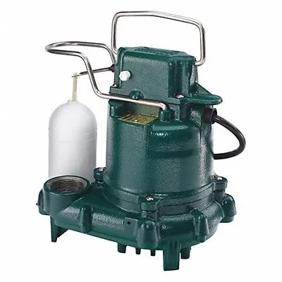 ZOELLER HP 3/10,Sump Pump,Vertical Float