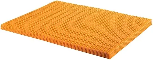 Schluter Ditra-Heat Electric Floor Heating Membrane with Uncoupling, Waterproofing, Vapor Management and Load Support - Ideal for Tiles and Stone - 1/4-Inch Thickness, 8.4 Square Feet - DH5MA