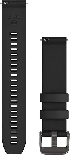 Garmin Quick Release Bracelet 20 mm, Suitable for Venu, Venu 2Plus, Venu SQ/ SQ2, Vivoactive 3/5, Vivomove Series, Forerunner 55/245/645, Approach S40/S42/S12, D2 Air