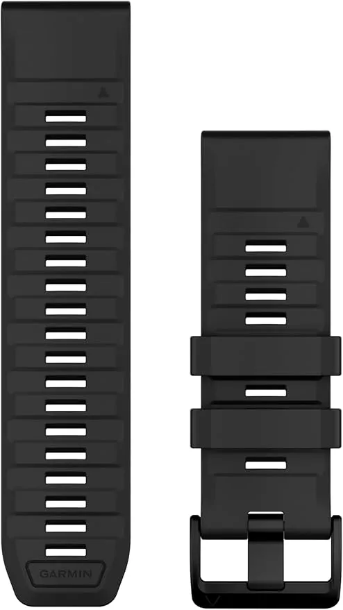 Garmin QuickFit, 26mm Black Silicone Band