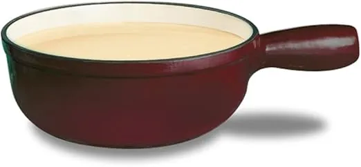 Swissmar F65004 Lugano 1-1/2-Quart Cheese Fondue Pot, Cherry Red