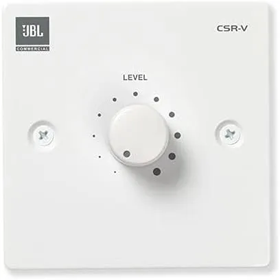 JBL Professional CSR-V-WHT Wall Controller with Volume Control for use with CSM-21, CSM-32, All CSMA, White