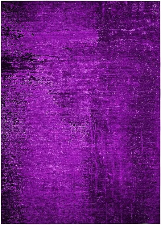 Addison Rugs Chantille ACN554 Purple 9' x 12 Indoor Outdoor Area Rug, Stain Resistant, Machine Washable, Non Shedding, Bedroom, Living Room, Dining Room, Kitchen Rug