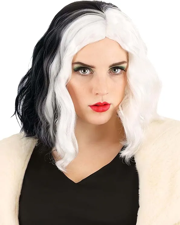 Fun Costumes 101 Dalmatians Trendy Cruella De Vil Wig Disney Standard