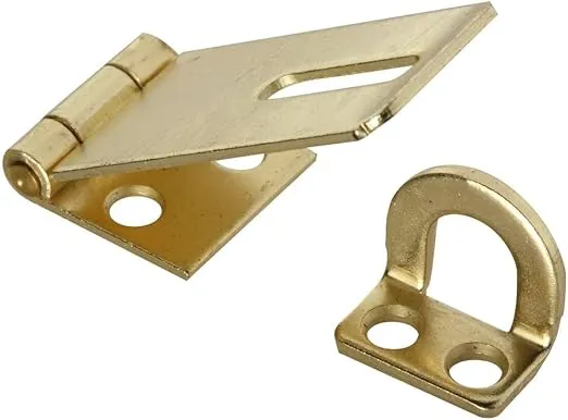 National Hardware N102-053 V30 Safety Hasp in Brass,1-3/4"