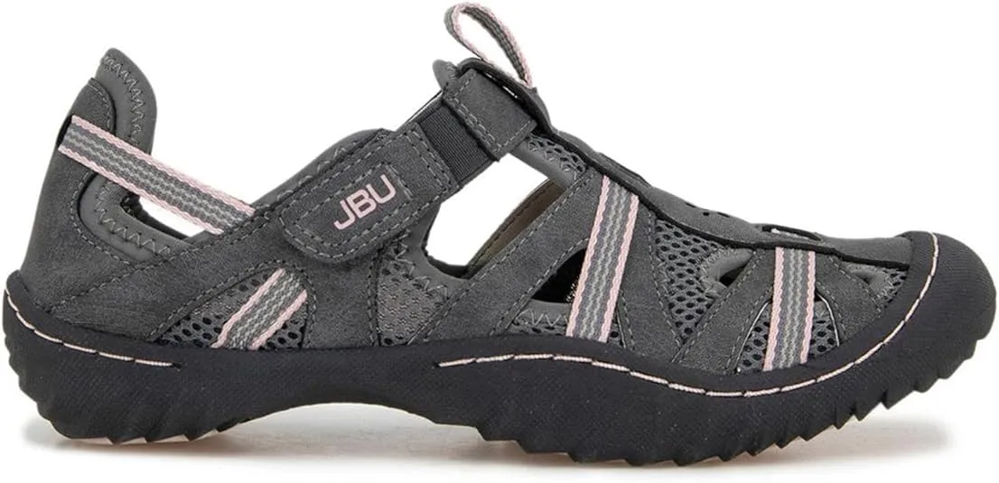 JBU Regional Water Ready Women's Outdoor Comfort Adjustable Closed Toe Water Shoes