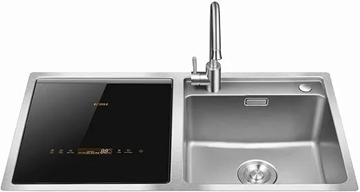 FOTILE SD2F Stainless Steel Kitchen In-Sink Dishwasher Combination, Heavy Gauge Bowl Dish Sanitizing, Energy-saving Countertop Dishwasher (SD2F-P3L)