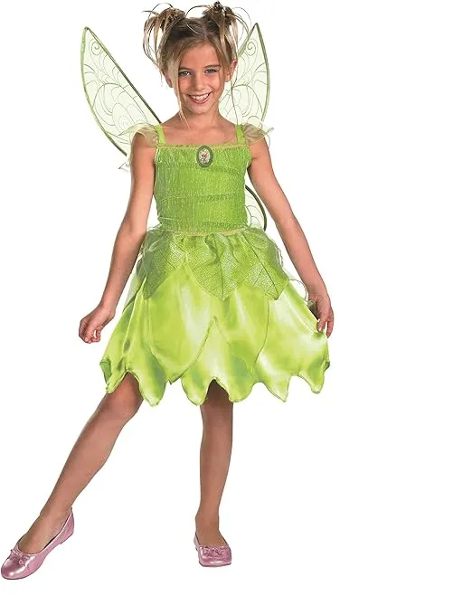 Disguise Disney Tinker Bell and The Fairy Rescue Classic Girls' Costume, X-Small (3T-4T)