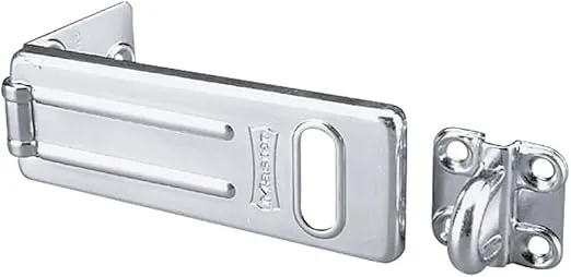 Master Lock 704DPF 4-1/2-Inch Security Hasp, Silver|Metallics