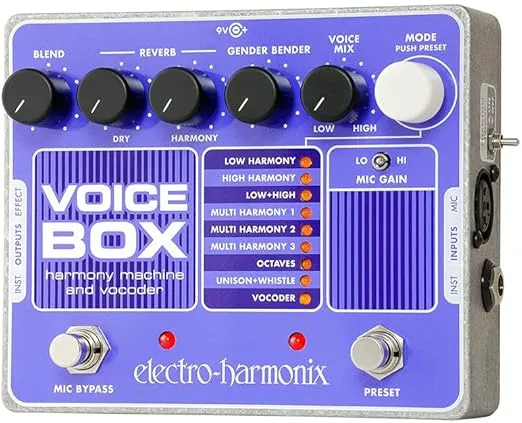 Electro-Harmonix Voice Box Vocal Harmony Machine/Vocoder Pedal