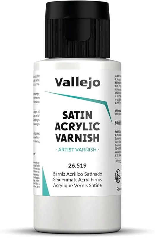 Vallejo Model Color 60 ml Satin Liquid Varnish