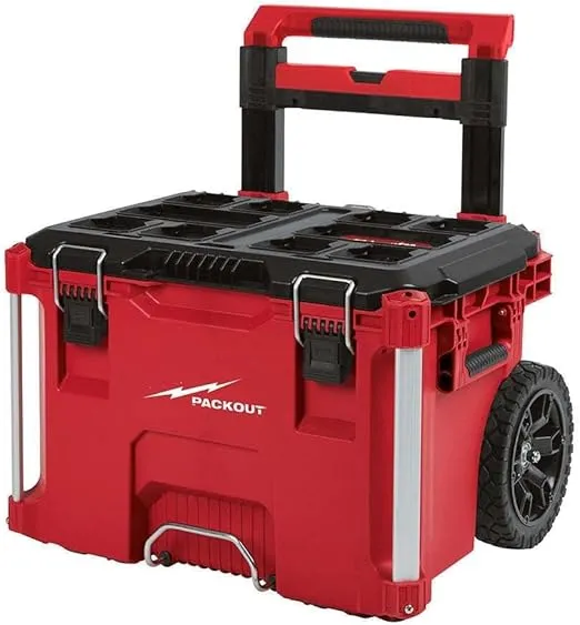 For Milwaukee 48-22-8426 250-Pound Capacity Polymer Packout Rolling Tool Box