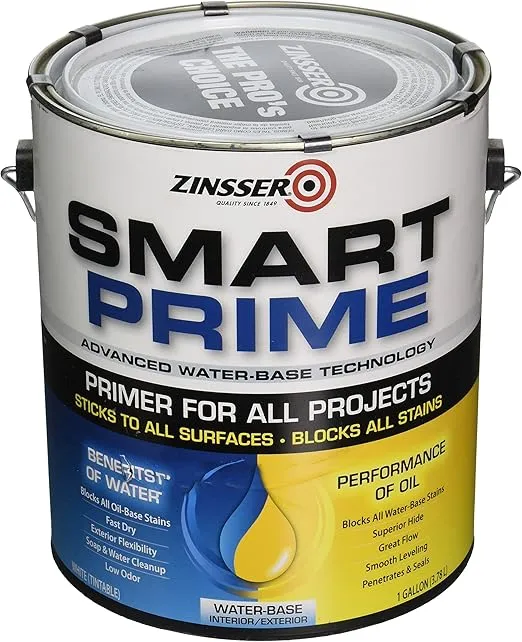 Rust-Oleum 249729 Smart Prime Primer, 1-Gallon, White