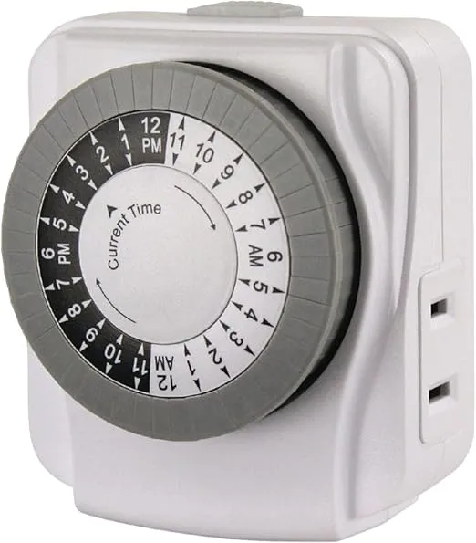 Prime Wire & Cable TNI2412 1-Outlet Push Pin Timer