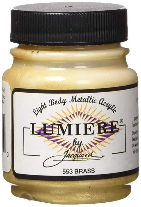 Jacquard Products Lumiere Acrylic, 2.25 oz, Brass, 2 Fl Oz