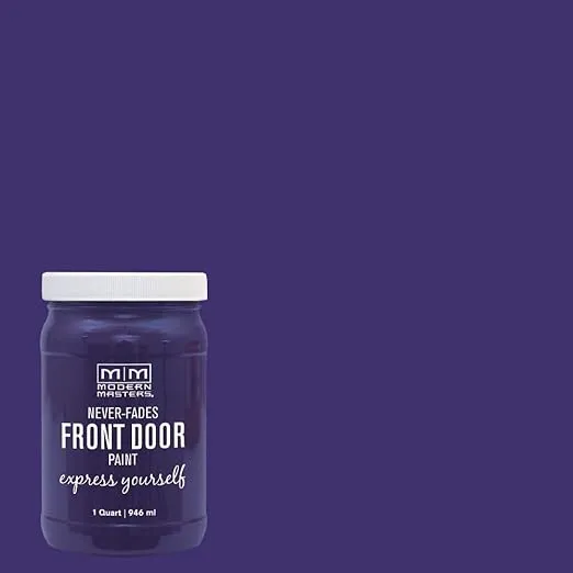 Modern Masters 275261 Front Door Paint, 1 Quarts (Pack of 1), Spiritual Purple