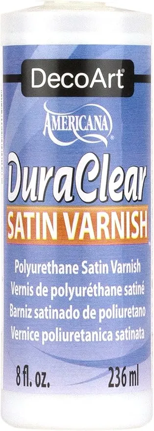 3 X DecoArt DS21-9, American DuraClear Varnishes, 8-Ounce, DuraClear Satin Varnish3