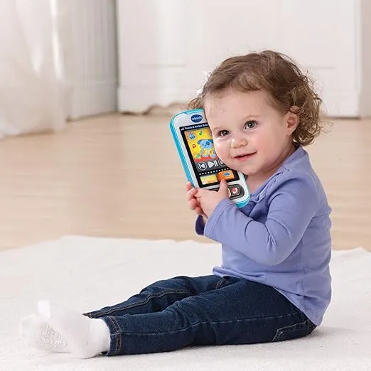 VTech Touch and Swipe Baby Phone, Blue