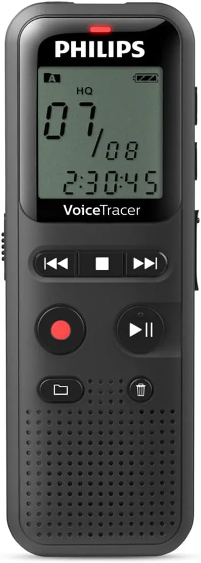 Philips VoiceTracer Audio Recorder for Easy Notes Recording DVT1160